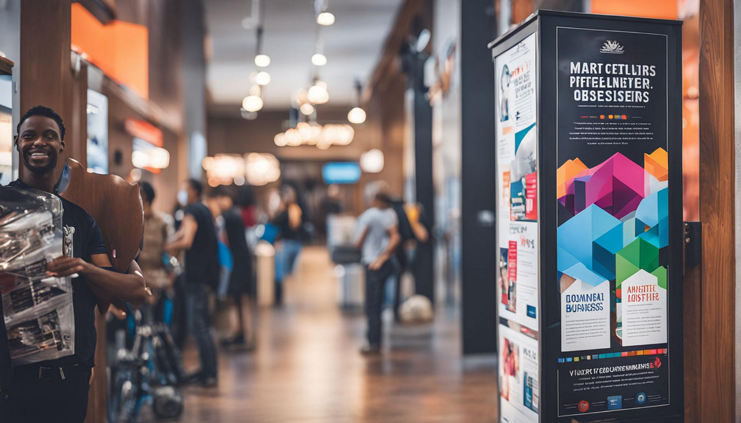 Visual rentals from Westwave AV at San Francisco trade show