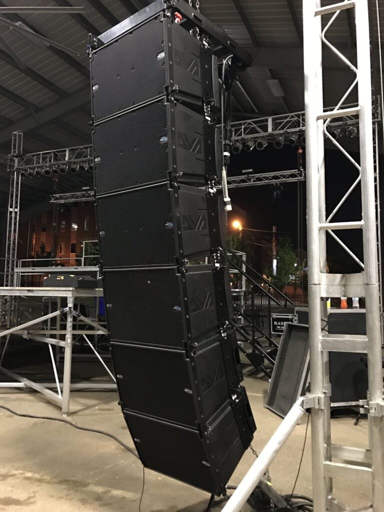 line array rental san francisco